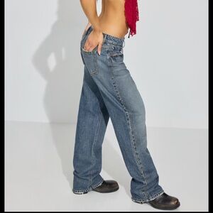 Garage Studded Slouchy Jeans Size 29